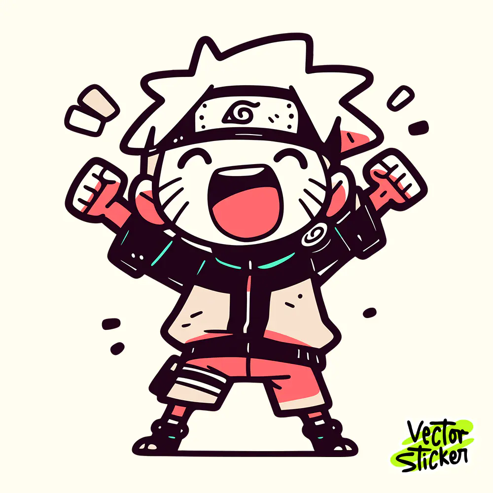 Cartoon Naruto Chibi Style