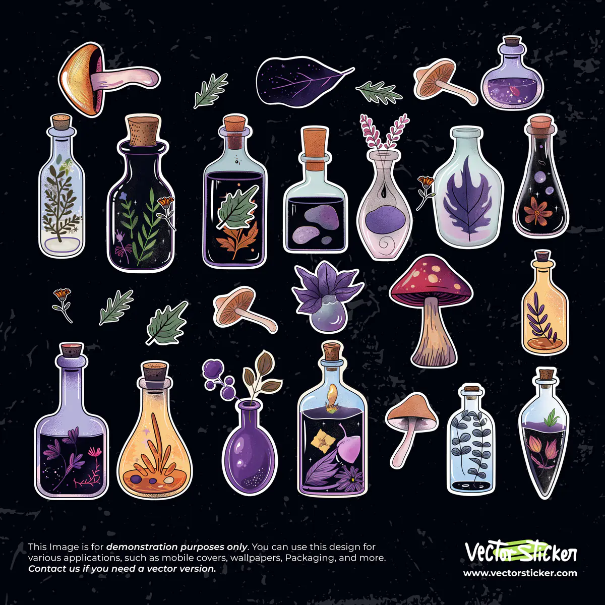 Magical Potion Sticker Set