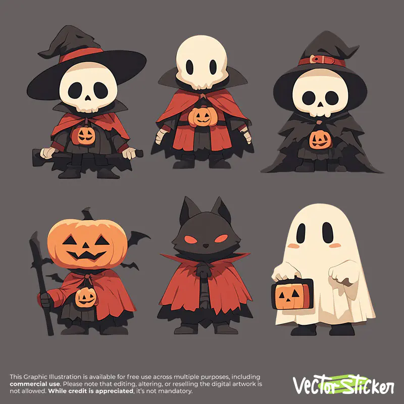 Halloween Sticker Pack VI