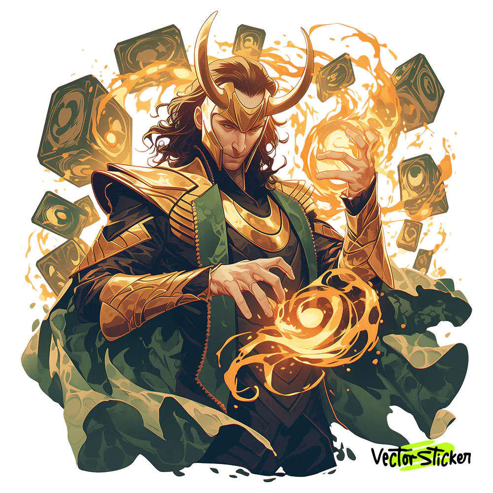 Loki Character Illustration